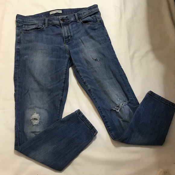Banana Republic Denim - 29p skinny ankle distressed banana republic jeans